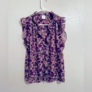 Cabi button up blouse- beautiful detail. ALWAYS complimented in this top!